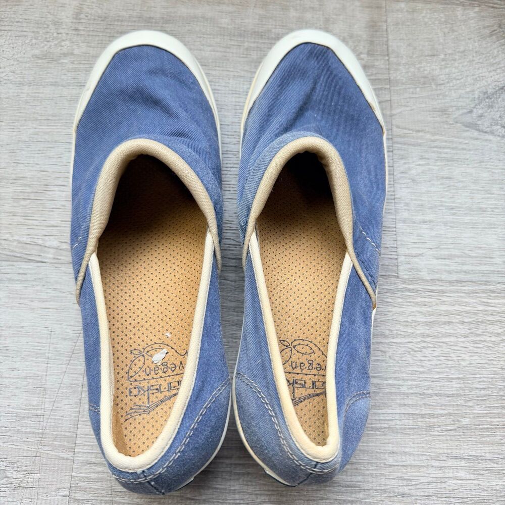 DANSKO Vegan Volley Blue Canvas Clogs Slip-on Shoes
Size 39 - Picture 7 of 11